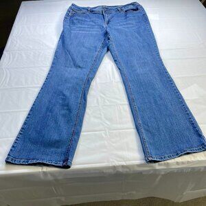 Ashley Stewart Skinny Bootcut Jeans Size 18R